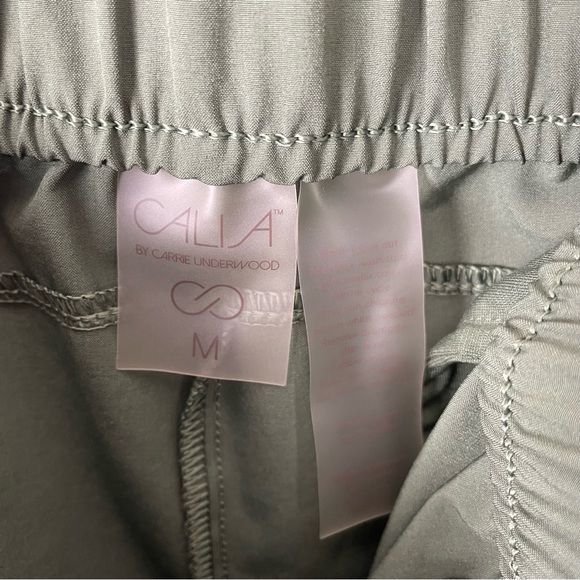 CALIA by Carrie Underwood Journey Tuxedo Stripe Green Pants M - Picture 5 of 5